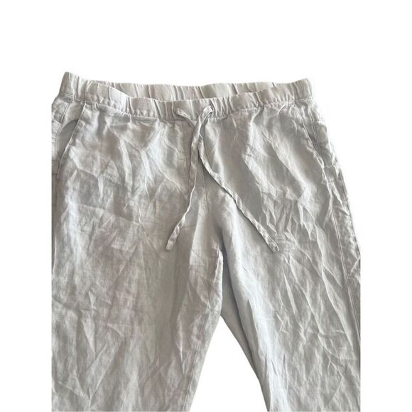 J. Jill Pure 100% linen  cropped pants size L - Picture 7 of 8